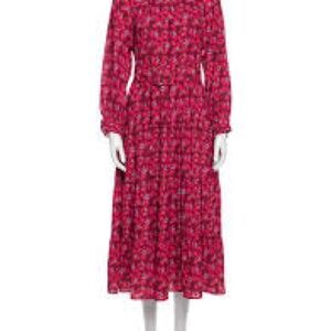 CROSBY Floral Pink Midi Dress